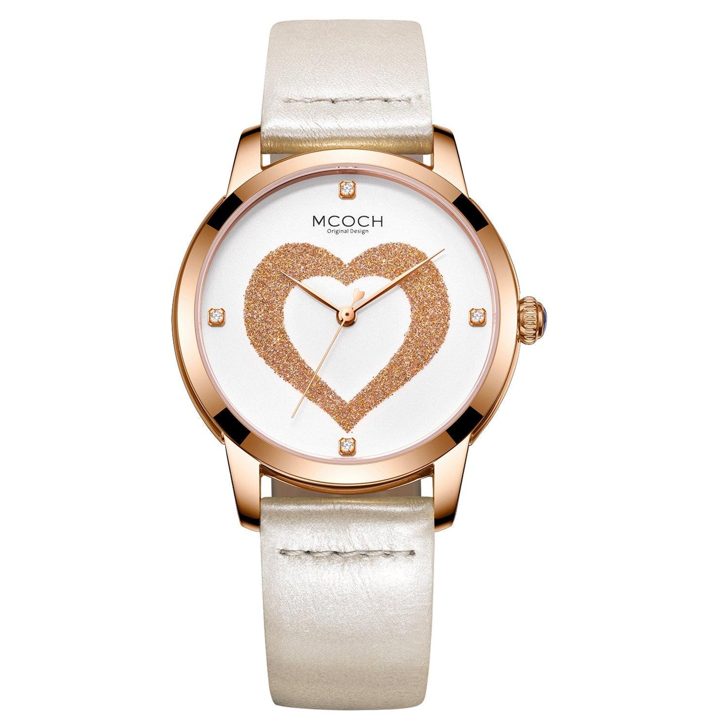 NBCP personality design heart-shaped dial simple watch - NBCP Watch